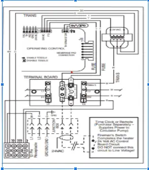 Pentair MasterTemp 400 wiring diagram 