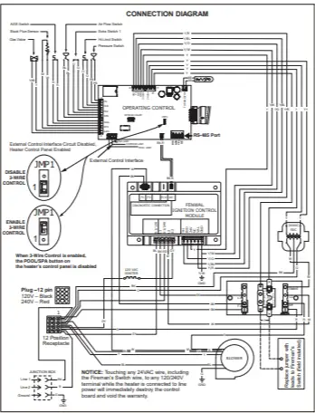 Pentair MasterTemp 400 wiring diagram 