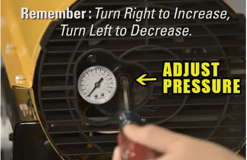 master heater pump pressure adjustment