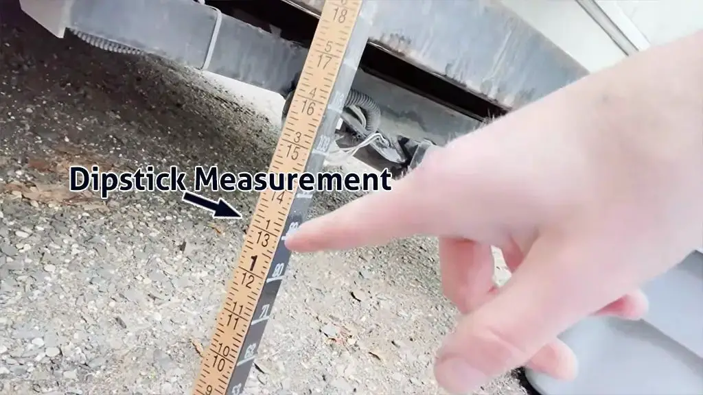 dipstick measurement for honeywell R7284