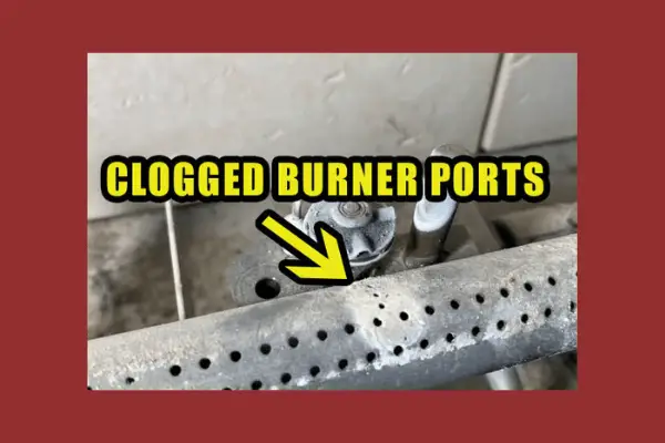 clogged burner ports