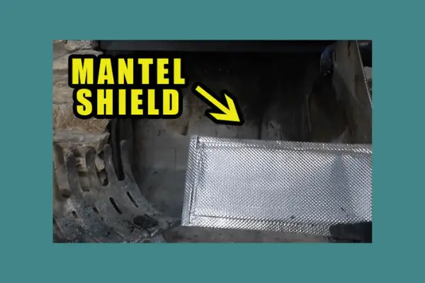 mantel shield