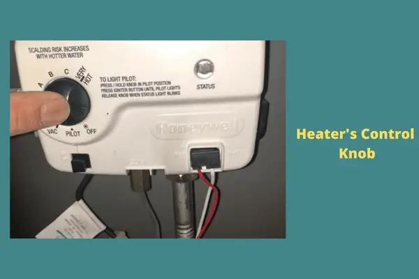 heater's control knob