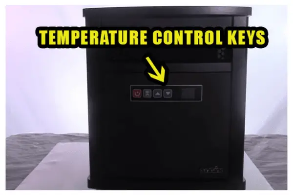 temperature control keys
