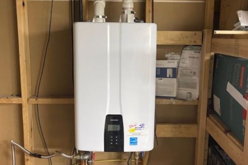 navien tankless water heater won't stay on