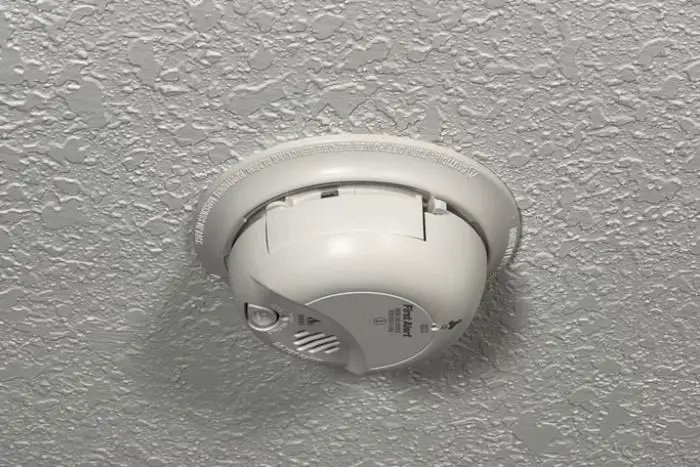 smoke alarm goes off when heater turns on