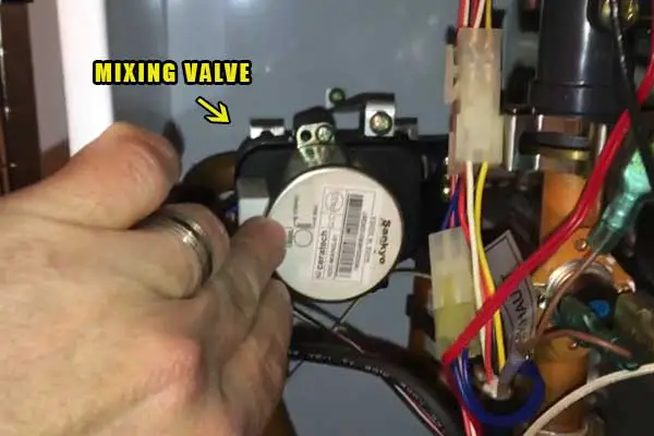 navien tankless water heater leaky mixing valve