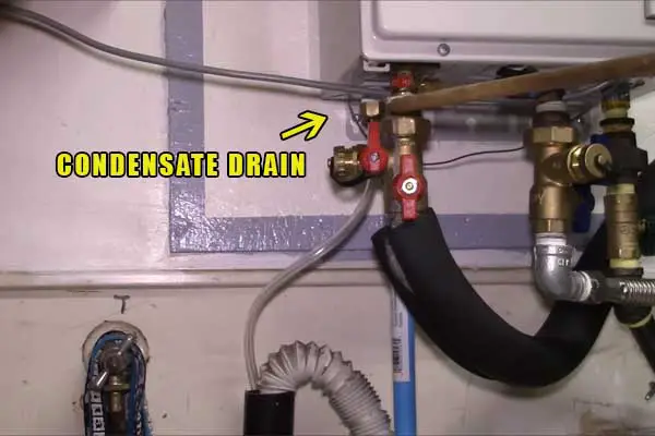 navien tankless water heater condensate drain indicates issues