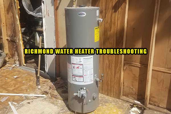 richmond gas water heater troubleshooting
