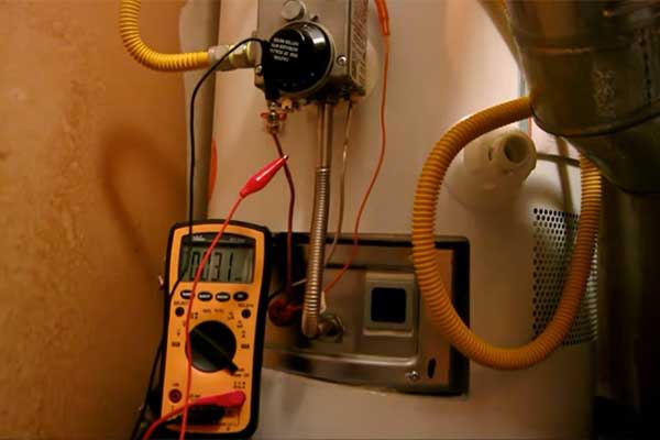 test the thermocouple to use a multimeter