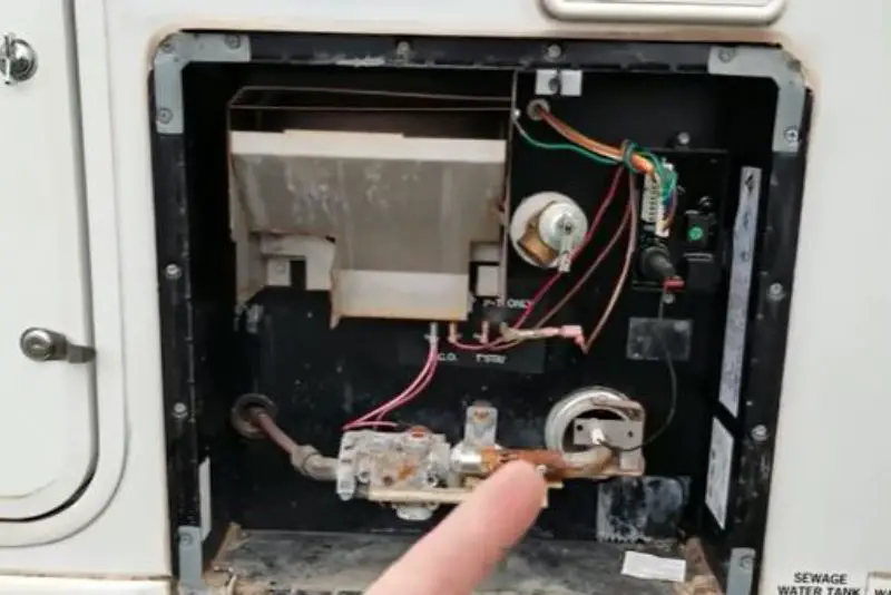 dometic water heater won't ignite 