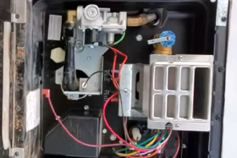 dometic water heater loose wiring connection