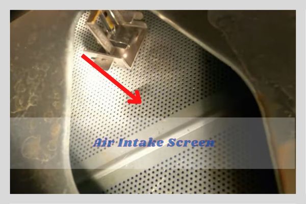 Rheem water heater air intake screen