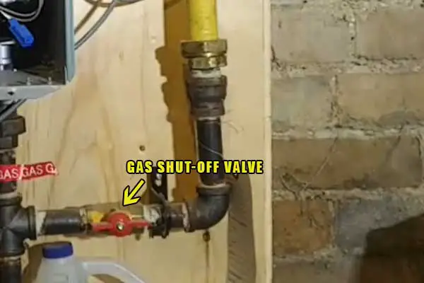 Richmond tankless water heater gas shut-off valve