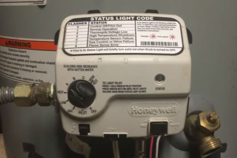 Honeywell water heater keeps turning off