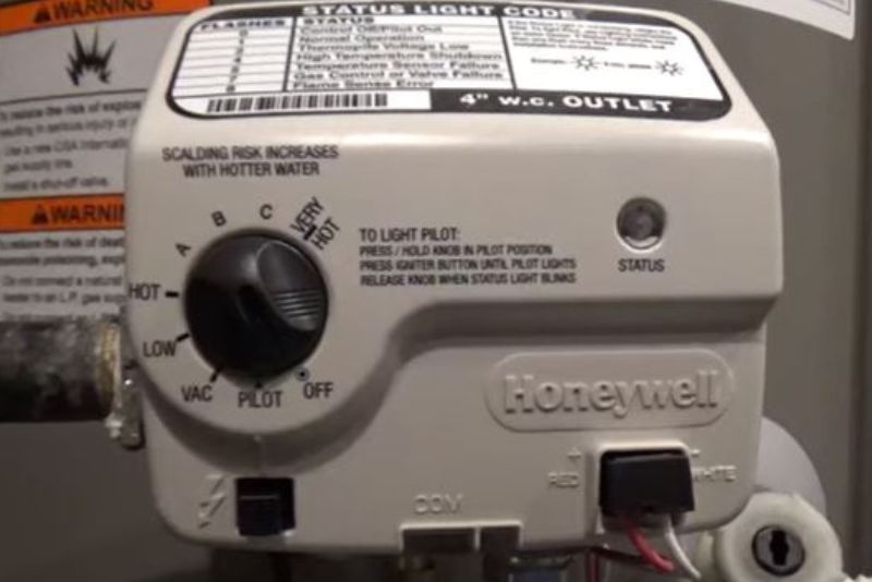 honeywell water heater troubleshooting