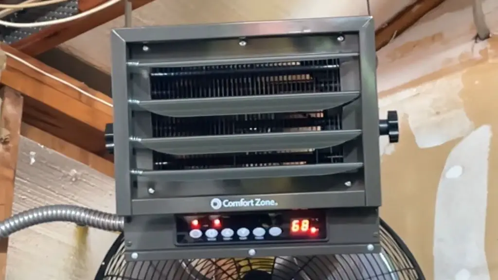 comfort zone heater smells like burning