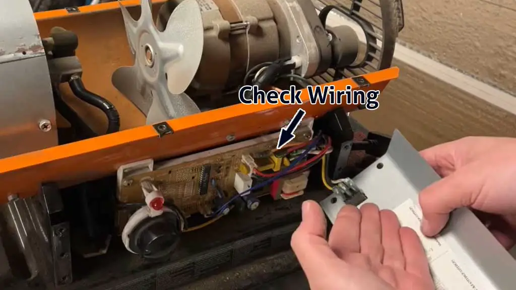 check wiring in dyna glo kerosene heater