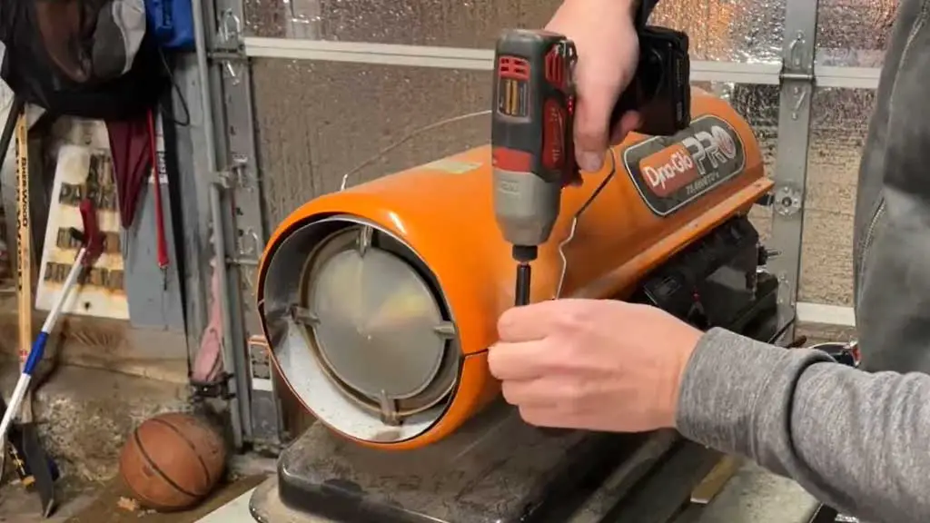 open the dyna glo heater safely