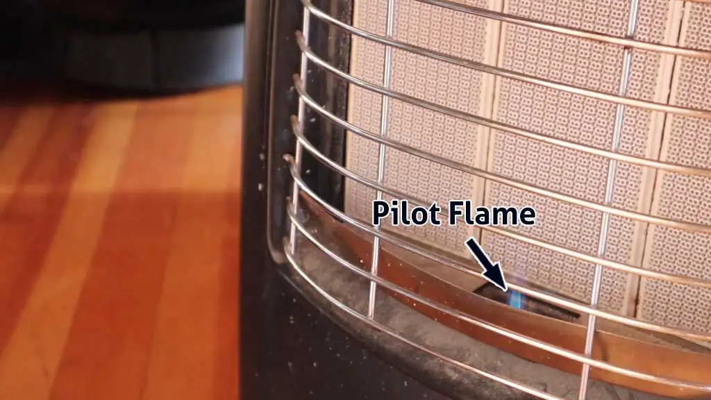 pilot flame of dyna glo heater