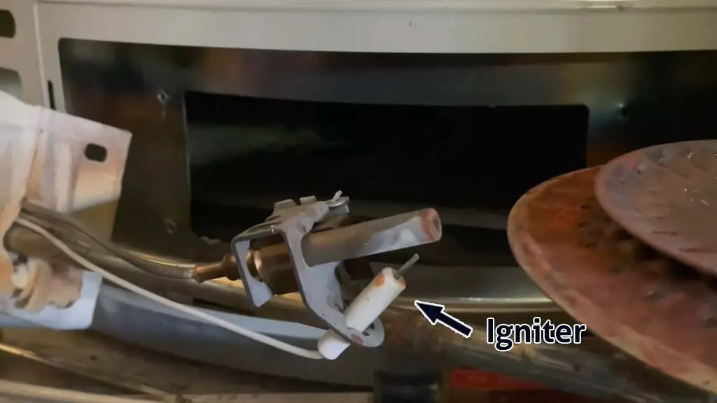 igniter of Honeywell water heater