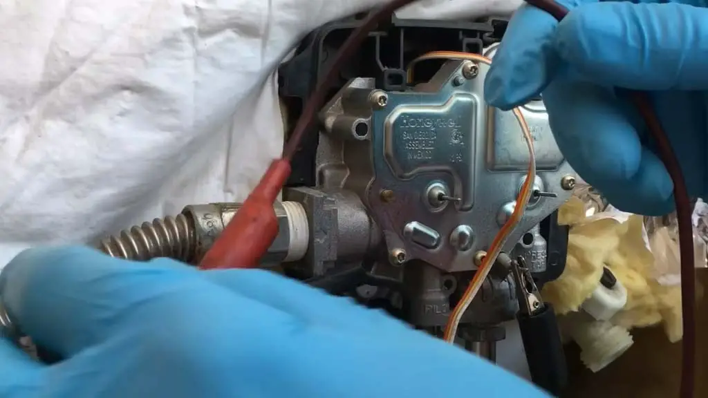 internal control valve failure in Honeywell water heater