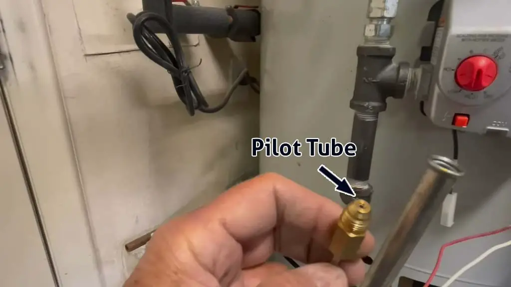 pilot tube of Honeywell water heater