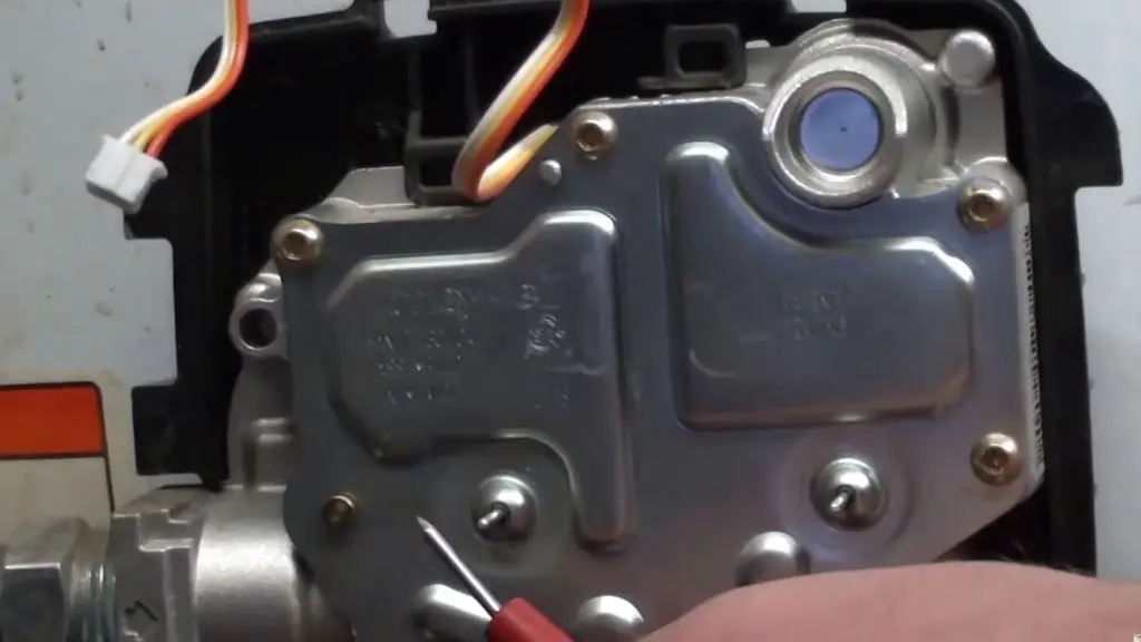 tapping the contacts to set the control board