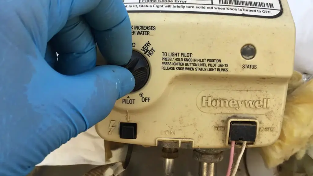 temperature set too high in honeywell water heater