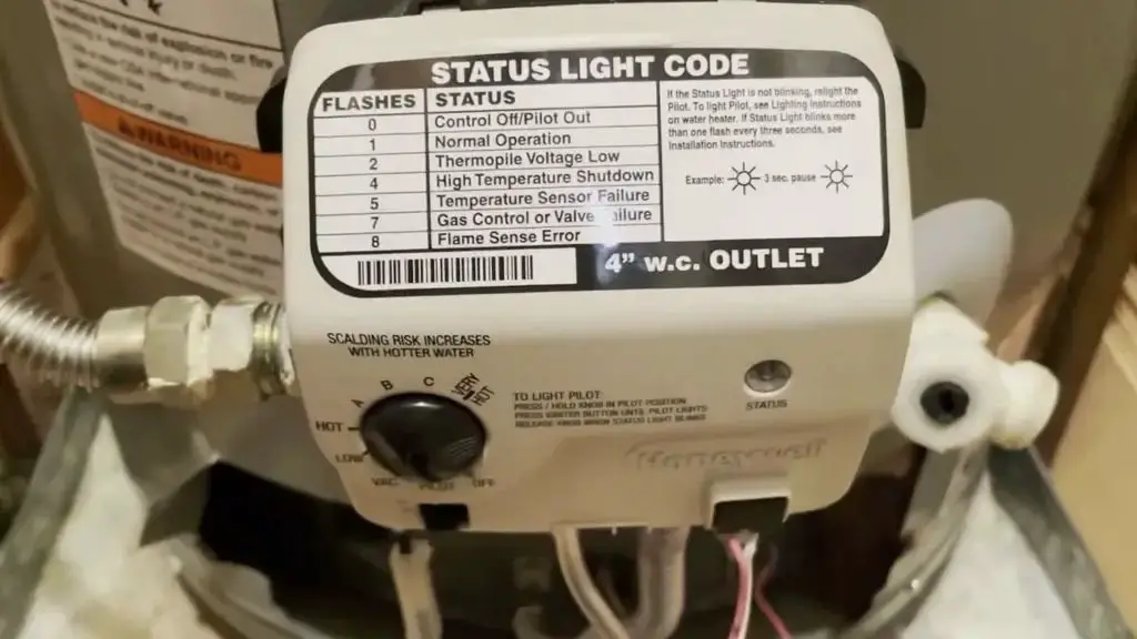 honeywell water heater gas control valve replacement