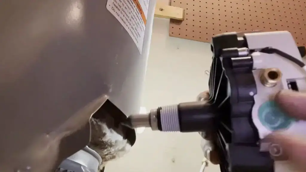 old valve removing in honeywell water heater
