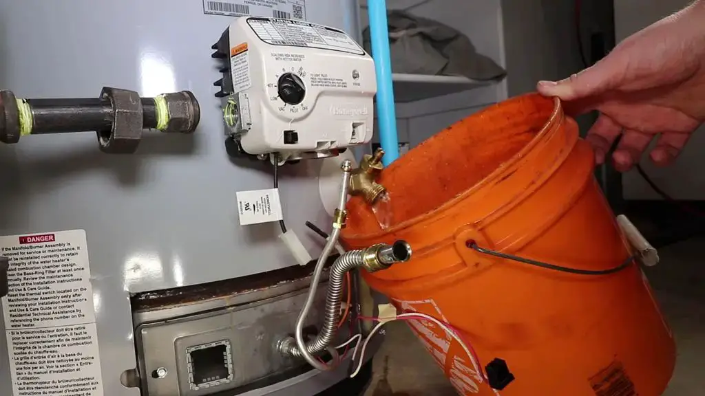shut everything down in honeywell water heater