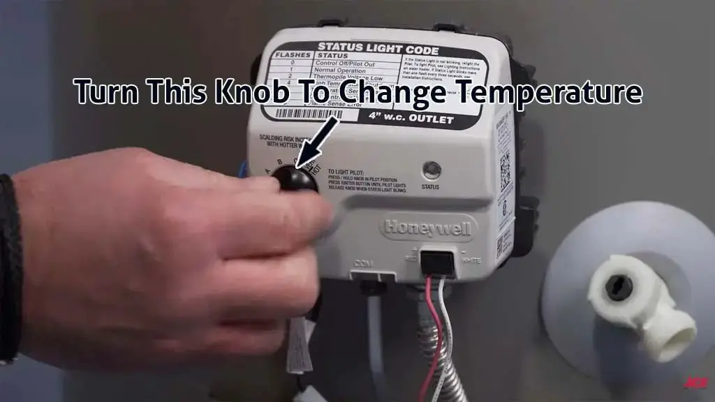 honeywell water heater temperature settings adjustment