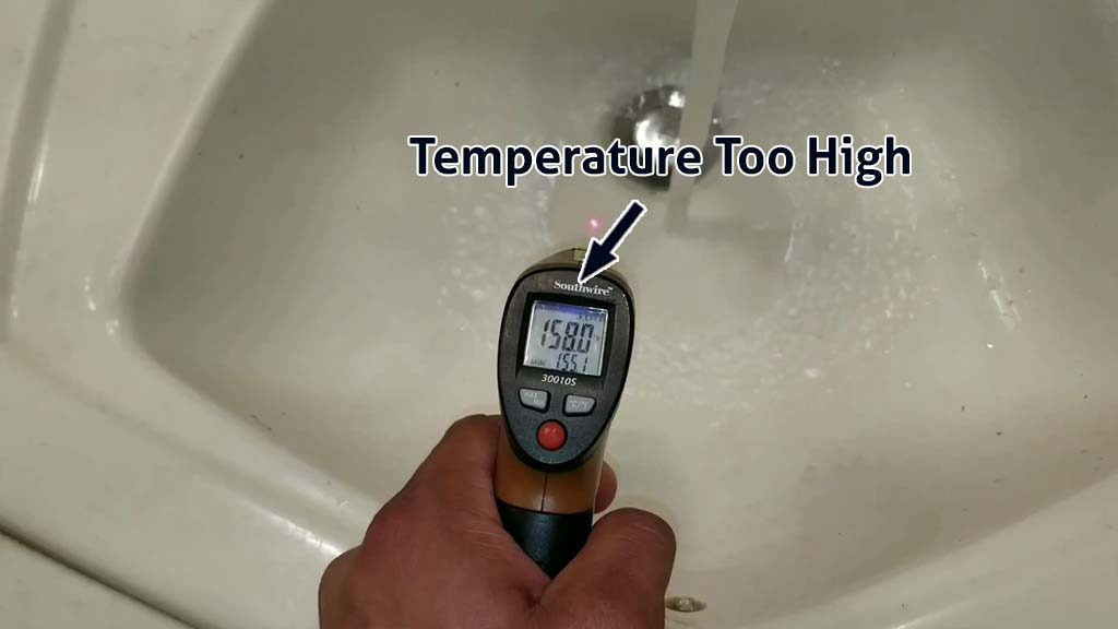 temperature too high in honeywell water heater