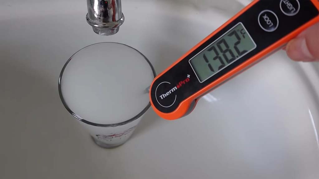 water temperature testing in honeywell water heater