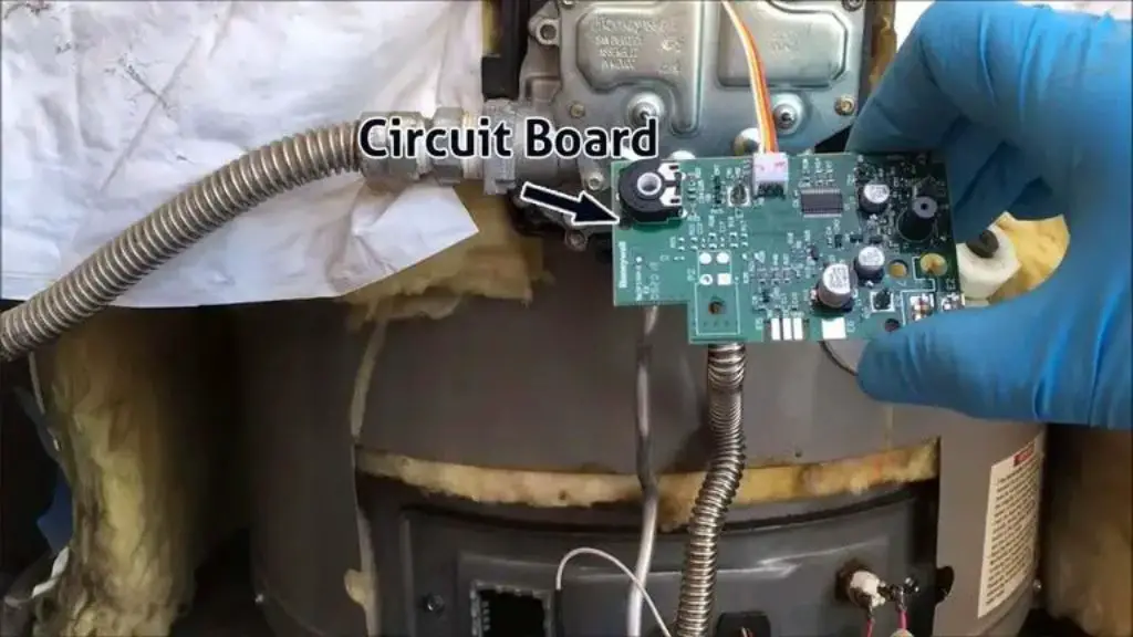 circuit board of rheem water heater